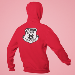 Junior Red Back Logo Hoodie