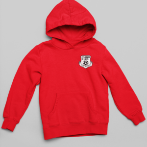 Junior Red Logo Hoodie